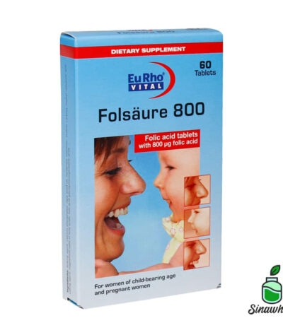 فولیک اسید 800 میکرو گرم 60 عددی