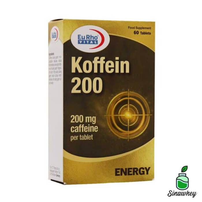 کافئین یوروویتال 200 میلی گرم
