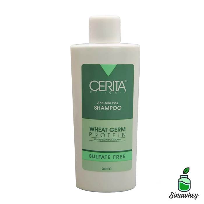 شامپو ضد ریزش جوانه گندم بدون سولفات سریتا