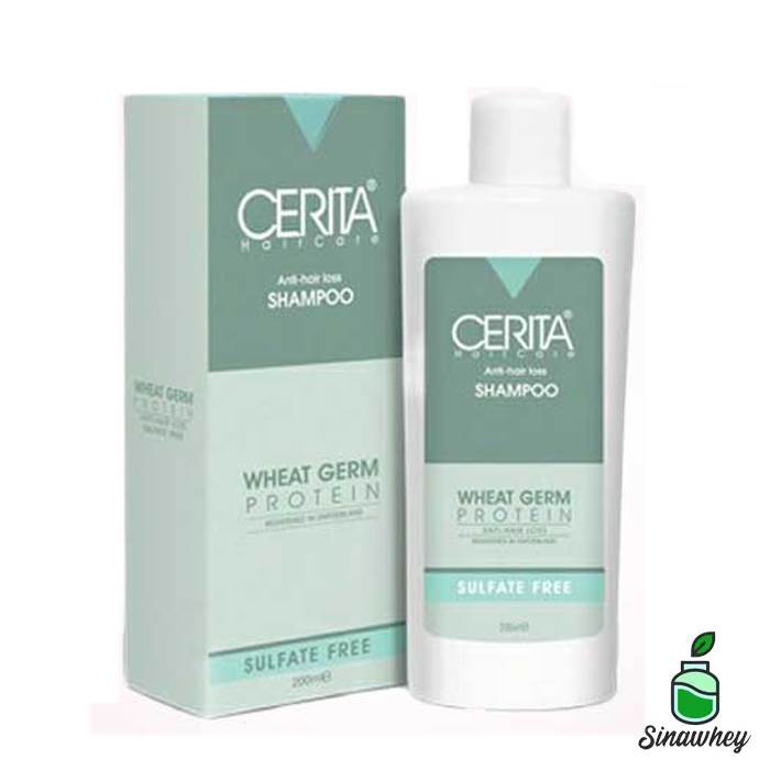 شامپو ضد ریزش جوانه گندم بدون سولفات سریتا