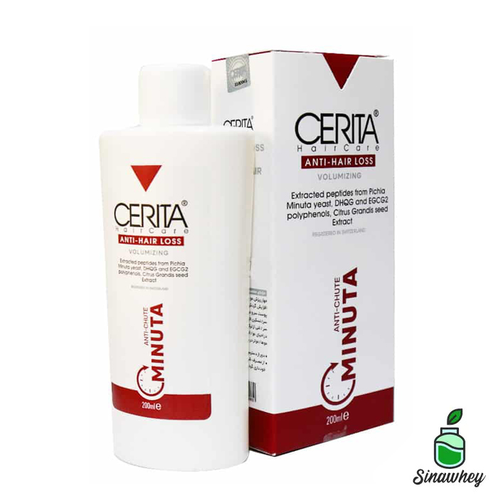 شامپو ضد ریزش مینوتا موهای چرب سریتا