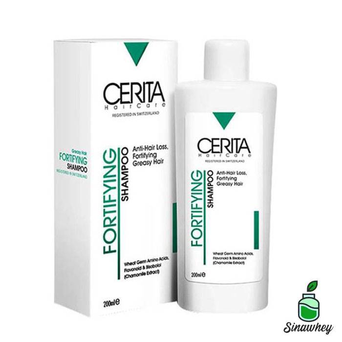 شامپو تقویت کننده موی چرب 200 میلی لیتر سریتا