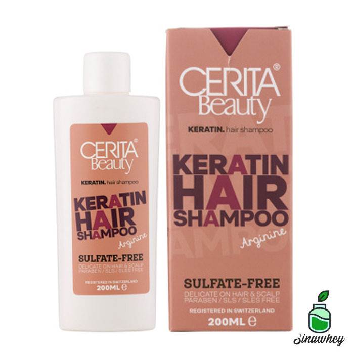 شامپو موی کراتینه فاقد سولفات سریتا